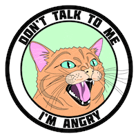 Angry Pop Art Sticker