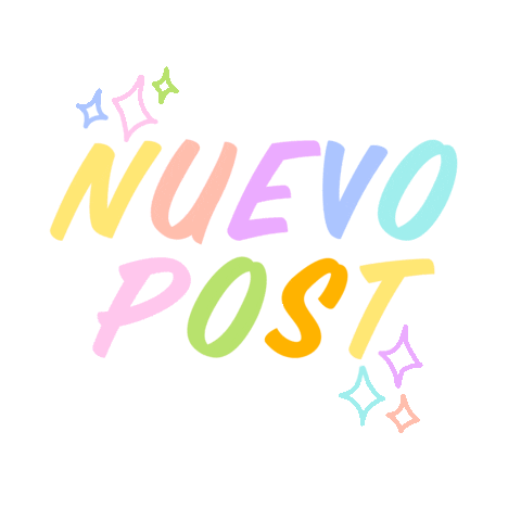Rainbow New Post Sticker