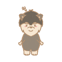 Dog Wink Sticker
