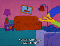 homer simpson couch gag GIF