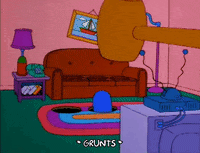 homer simpson couch gag GIF