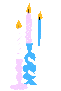 Relax Candle Sticker by Veera Kesänen