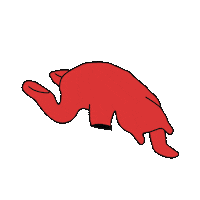 Tired Out Of Breath Sticker by Shane Beam