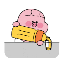 handeongi cute what pig mental Sticker