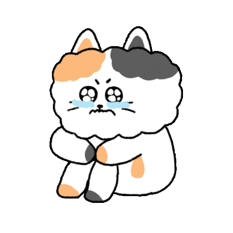 Sad Cat Sticker