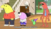 Look Over GIF by Adult Swim