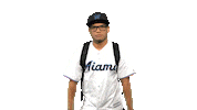 fun baseball Sticker by Miami Marlins