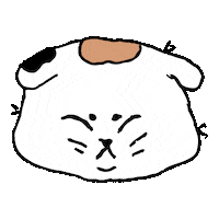 marliki love art cat illustration Sticker