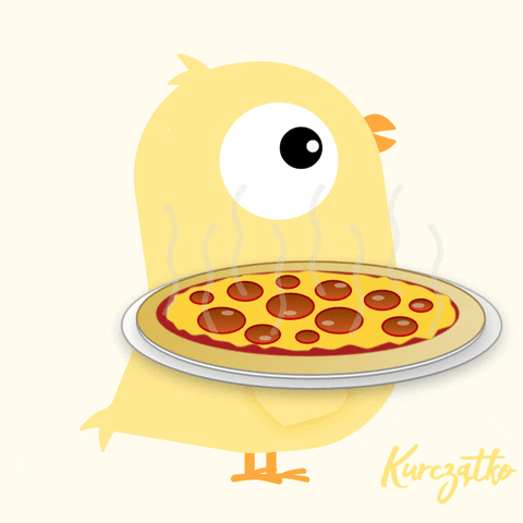Hungry Pizza GIF by Kurczatko