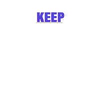 Text Keep Calm Sticker by NERDS Candy