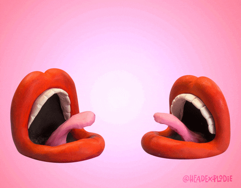 Kissing Stop Motion GIF by Headexplodie