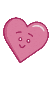 Heart Melting Sticker by Minga London