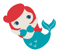 Max Mermaid Sticker by Maxomorra