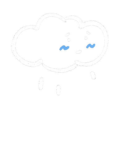 Rain Cloud Sticker