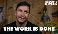 Mission Accomplished Smile GIF by Five Guys A Week