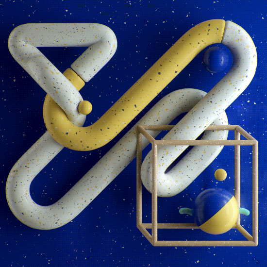 loop 3d GIF by Gifmk7