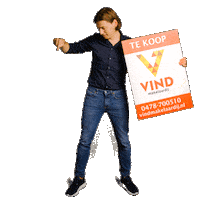 Vindmakelaardij vind vindmakelaardij Sticker