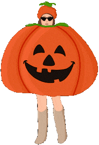 Scared Girl Sticker