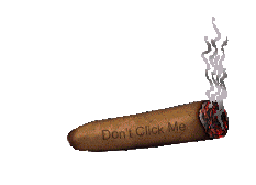 Cigar Smoking Sticker