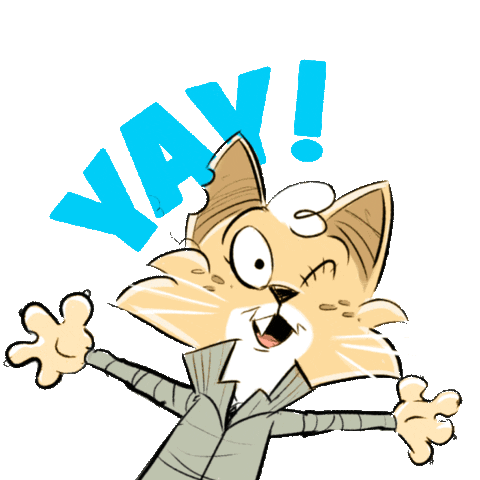 Excited Theunderdogs Sticker