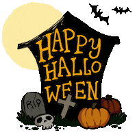Trick Or Treat Halloween Sticker