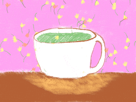 artofmadeleine tea cozy matcha tea time GIF