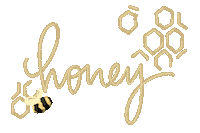 Illustration Bee Sticker