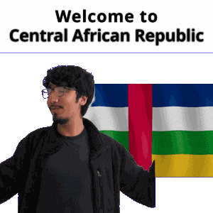 Central African Republic Cf Sticker