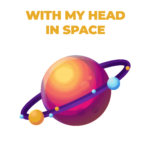 Space Love Sticker by Bookly