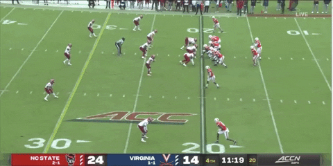 therealessad giphygifgrabber football uva ncstate GIF