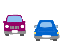 Cars Driving Sticker by Aral AG