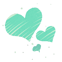abubbleofpink love heart nature green Sticker