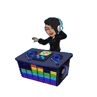 whipping music festival Sticker by Dr. Donna Thomas Rodgers