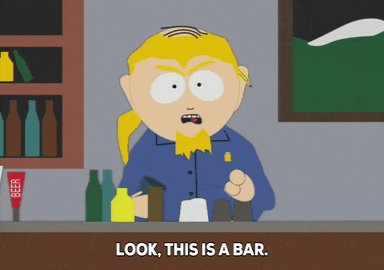 bar booze GIF by South Park 
