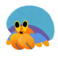 Marine Life Hello Sticker by pikaole