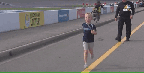Wait For Me Running GIF by NASCAR
