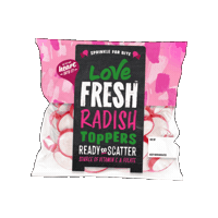 Foodie Radish Sticker by G's Fresh
