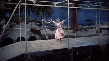 musical white christmas GIF