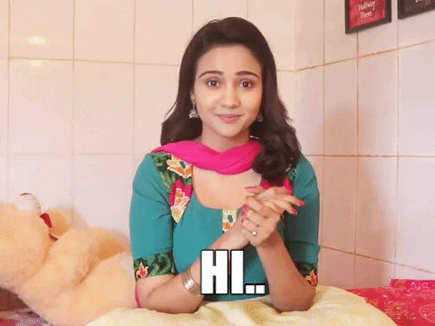 AshiSinghofficial giphygifmaker hi hi there ashi singh GIF