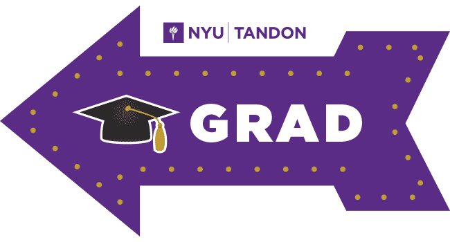Grad Sticker by NYU Tandon