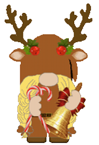 Christmas Santas Reindeer Sticker