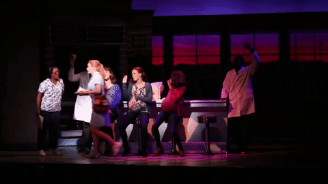 broadway musical hello GIF by Waitress The Musical
