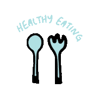 Spoon Fork Sticker by mychillkitchenette