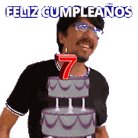 Feliz 7 Sticker