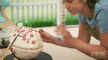 Drop Smash GIF by The Great British Bake Off