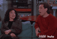 elaine benes jerry GIF by HULU
