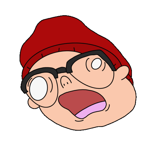 Ey_Bee no horror run scary Sticker