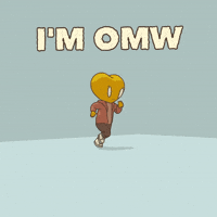 On My Way Running GIF by LT3 Creations