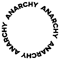 Anarchylabel hype streetwear anarchy clothing brand Sticker