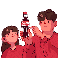 코카콜라 콜라 Sticker